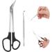 Professional Nail Scissors Long Handled Sharpp Nail Clippers Cutters Stainless Steel Manicure Scissors for Fingernail & Toenail - Buy Online on GoSupps.com