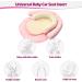 KAKIBLIN 2-in-1 Baby Head Support - Soft Infant Head & Body Support for Car Seat & Stroller, Light Pink - Buy Online on GoSupps.com