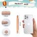 25 Pcs Kids Mini Wooden Rolling Pins for Baking - Bulk Mini Rolling Pin Set - Buy Online on GoSupps.com