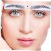 Gogogmee Hair-like Eyebrows 4pcs Eyebrow Stickers Tool Stickers Eyebrow Transfers Stickers Water Transfer Eyebrow Sticker 6d 21x15cm Brown - Buy Online on GoSupps.com