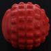 Hclzoe PU Foam Shock Fascia Ball - Red Muscle Relaxation & Fitness Massage Ball - Waterproof & Easy to Clean Healthcare Solution - Buy Online on GoSupps.com