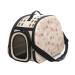 Yimidear Breathable Folding Outdoor Pet bag for Dog Cat Comfort Travel Medium Size Pet Carrier (Beige)