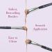 Buy BK Beauty Brushes - Angie Hot & Flashy A506 Concealer Brush | Viral Kitten Paw Face Brush for Perfect Under-Eye Concealing & Contouring | International Shipping Available - Buy Online on GoSupps.com