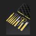 Nail Clippers Set Nail Clippers Set Sharp Nail Clippers Built-in Nail File 9 Pieces of Household Black Yellow Man and Woman (Color : A) - Buy Online on GoSupps.com