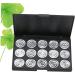 Healeved 3pcs 15 Empty Cosmetic Empty Eyeshadow Case Empty Eyeshadow Palette Cosmetic Cases for Traveling 1 count (Pack of 1) Silverx3pcs - Buy Online on GoSupps.com