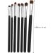 Healeved 14 Pcs Eye Makeup Brushes Makeup Bag Premium Eye Makeup Brush Princess Crown Hair Clip Wood Black - Buy Online on GoSupps.com