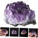 FOMIYES 2pcs Natural Crystal Cluster Natural Geode Cave Decor Meditation Stone Natural Minerals Small Piece - Buy Online on GoSupps.com