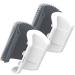 3.0 Softer Cat Self Groomer with Catnip, Dog Cat Corner Groomer,Wall Corner Scratcher Comb,Grooming Massage Brush, Perfect Scratch Massager Tool for Long & Short Fur Kitten/Puppy 3.0 Softer Grey (2 Pack)