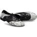 DKZSYIM Men's Leather Latin Dance Shoes - White Black Lace-up Dance Shoes 1 Heel Model L040 - Buy Online on GoSupps.com