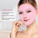 Silicone Face Mask Cover & Ice Face Mask Set | Cooling Relief for Dark Circles Puffiness Migraines | Reusable Anti-Wrinkle Holder - Pink - Buy Online on GoSupps.com