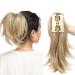 SEGO Ponytail Extension - Medium Blonde 12 (30cm) Braid Hairpiece with Butterfly Clip | Real Hair Like Quality | 95g - Buy Online on GoSupps.com