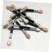DOITOOL Makeup Tools 50pcs Sponge Double-headed Women Applicators Beauty Stick Brush Practical Eyeshadow Latex Aluminum 7.5X0.5cm As Shown - Buy Online on GoSupps.com