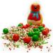Merry Berry Sprinkletti Christmas Cake Topper - 100g Edible Festive Decorations for Xmas Party Cakes - Buy Online on GoSupps.com