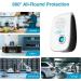 2023 Upgraded Dual Ultrasonic Pest Repeller 12 Pack - Electronic Pest Control for Insects, Roach, Mice, Spider, Mosquito - Ideal for Home, Kitchen, Office, Warehouse, Hotel, Garage - Buy Online on GoSupps.com