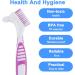 Prosthesis Hooks & Toothbrush Set - 2 Pieces for All Dentures Cleaning | International Shipping Available - Buy Online on GoSupps.com