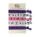 Infinity Collection Gymnastics Hair Ties- Girls Gymnastics Hair Accessories- Gymnastics Elastics for Gymnast