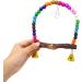 HONBAY Wooden Bird Swing Perch Toy for Small Birds - Parrot Hanging Toy - Buy Online on GoSupps.com