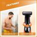 2024 Upgraded Men's Electric Shaver - Wet & Dry Full Body Washable Facial Hybrid Trimmer & Shaver Rechargeable - Orange - Buy Online on GoSupps.com