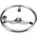 YaeMarine 13-1/2 Stainless Steel Boat Steering Wheel with Knob - 5/8-18 Nut for Seastar & Verado - Buy Online on GoSupps.com