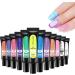 5D Nail Painting Gel 12 Colors 5D Candy Jelly Nail Art Painting Glue Multifunctional Candy Jelly Manicure Glue Set for DIY Styling Carving Xiaoguozi 12pcs - Buy Online on GoSupps.com