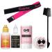 Wig Glue Lace Glue for Front Lace Wig Waterproof Lace Front Wig Glue for Wigs with Tools and Hair Wax Stick (Wig Glue/Wig Glue Remover/Hair Wax Stick/Edge Control Wax/Elastic Band/Hair Dual Drush)