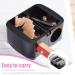 BCZR 4-Piece Makeup Sharpener Set | Double-Spitzer & Pencil Sharpener | Lipliner Tool with Container (Black) - Perfect for Precision Makeup Application - Buy Online on GoSupps.com