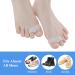 Bunion Corrector Toe Separators - Pack of 10 with 2 Loops, Big Toe Spacer for Bunion Relief and Toe Alignment - White - Buy Online on GoSupps.com