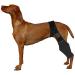 HSHGZSR Dog Knee Brace for Hind Leg Breathable Dog Leg Braces Comfortable Soft Dog ACL Brace Adjustable Pet Back Leg Support Brace for Supporting Dogs with Torn ACL Muscle Hind Leg Joint Discomfort Black S
