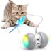TITIPET Interactive Robotic Cat Toys ,Automatic Cat Feather/Birds/Mouse Toys for Indoor Cats / Kitten, Automatic Irregular USB Charging 360 Degree Self Rotating Ball, (Auto Cat Toy Rechargeable)