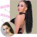 24 Long Curly Drawstring Ponytail Extension in Synthetic Hair - 2# Color - Buy Online on GoSupps.com