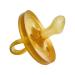 Simply Rubber Pacifiers - Orthodontic - Medium (6-12 mos) - Natural Rubber Pacifier- Soft - BPA-Free - Handcrafted in Italy - 1-Pack