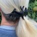 Fashionable Black Bat Hair Clip Sturdy and Stylish Fits Any Occasions for Trendy Women's Ladies Casual Wear Hairstyles - Buy Online on GoSupps.com