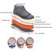 Diabetic Shoes for Men - Comfy Warm Plush Fleece Adjustable Orthopaedic Walking Shoes for Arthritis & Swollen Feet - Size 12 (Black - Buy Online on GoSupps.com