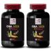 Smooth Feel - CHIA Seed Oil Extract - Glow Enhancer Raw Oil Hydrating Oil Softening Oil Body Oil Rich Texture Natural Oil Lightweight Texture Chia Benefits 2 Bottle 120 Capsules