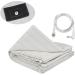 Emiif Grounding Sheet with Cord | Organic Cotton & Silver Fiber | Natural Wellness - 68.6 x 132.1 cm | International Shipping Available - Buy Online on GoSupps.com