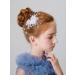 IYOU Princess Wedding Hair Combs White Flower Headpiece Pearl Bridal First Communion Hair Accessories for Girls - Buy Online on GoSupps.com