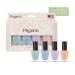 Pronto Collection 4-Piece Set: Long-Lasting Quick Dry Mirror Shine Nail Polish with Hardener for Bright & Shiny Finish (Pretty Pastels) - 11.5ml/0.40oz - Buy Online on GoSupps.com