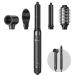 Slopehill Airstyler 5 in 1 110 000 RPM high-speed Ionic hair dryer for quick-drying multi-hairstyler with automatic air curfew hair straightener brush & Volume brush (dark gray)
