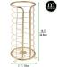 mDesign Omni Collection Toilet Paper Holder Stand - Stylish Soft Brass Finish - Freestanding Storage for 3 Rolls - Bathroom Floor Stand - Buy Online on GoSupps.com