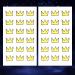 Oottati Small Cute Yellow Crown Ankle Temporary Tattoo Set (2-Pack) - Buy Online on GoSupps.com
