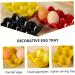 Angoily 1pc Egg Tray Egg Display Tray Red Egg Holder Egg Holder for Refrigerator Mustard Household Ceramics - Buy Online on GoSupps.com