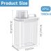3 Pack Laundry Detergent Dispenser 60oz Large Capacity Laundry Soap Dispenser Plastic Liquid Laundry Room Organizers and Storage with 6 Removable Labels for Laundry Room Powder Fabric Softener - Buy Online on GoSupps.com