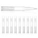 10 pieces 5 ml of Transparent rotating pen empty nail skin oil pen with brush tip empty pen nail oil pen eyelash growth container liquid lip gloss applicator