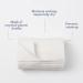 Esembly Cloth Diaper Stay-Dry Fleece Diaper Liner  Moisture-Wicking  Keeps Baby Dry  Prevents Staining  Protects Diaper  Easier to Clean  Washable  Reusable  Super-Soft  12-Pack  One Size Stay-dry Liner (12pk) One Size (Pack of 12) - Buy Online on GoSupps.com