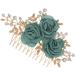 Beaupretty Flower Hair Accessories Rose side combs for women wedding bridal headpieces bride hair wedding big bows red bow hair claw clips for girls hair clips bow tie alloy Miss - Buy Online on GoSupps.com