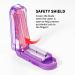 Premium Adjustable Pill Splitter & Cutter | Stainless Steel Blade | Accurate Pill Alignment | Cuts Small & Large Pills (Purple - Buy Online on GoSupps.com