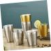Minkissy 3-Pack Stainless Steel Shaving Soap Holder - Durable Razor Cup & Foam Container for Men - Buy Online on GoSupps.com