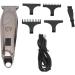 YUYTE Electric Hair Trimmer for Men - Cordless Beard Clippers Rechargeable & Waterproof with 3 Combs - Perfect for Hair Cutting & Grooming - Buy Online on GoSupps.com