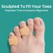 Welnove Gel Toe Separators - Small Toe Pillows & Sleeves for Friction Relief (8 Pack Beige) - International Shipping Available - Buy Online on GoSupps.com