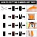 4 Roll Kinesiology Tape 5m Extra Sticky Kinesiology Tape Elastic Muscle Support Tape Waterproof Athletic Physio Muscles Strips Breathable for Exercise Sports & Injury Recovery Orange - Buy Online on GoSupps.com